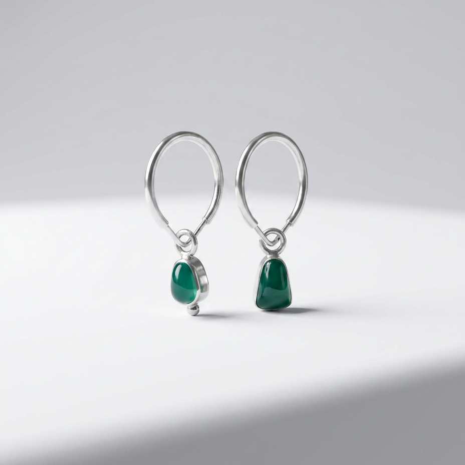 Jade Tide Hoops