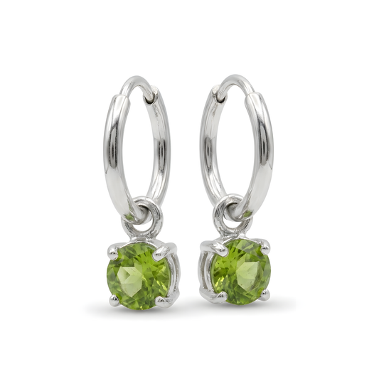 Olive Peridot Earrings