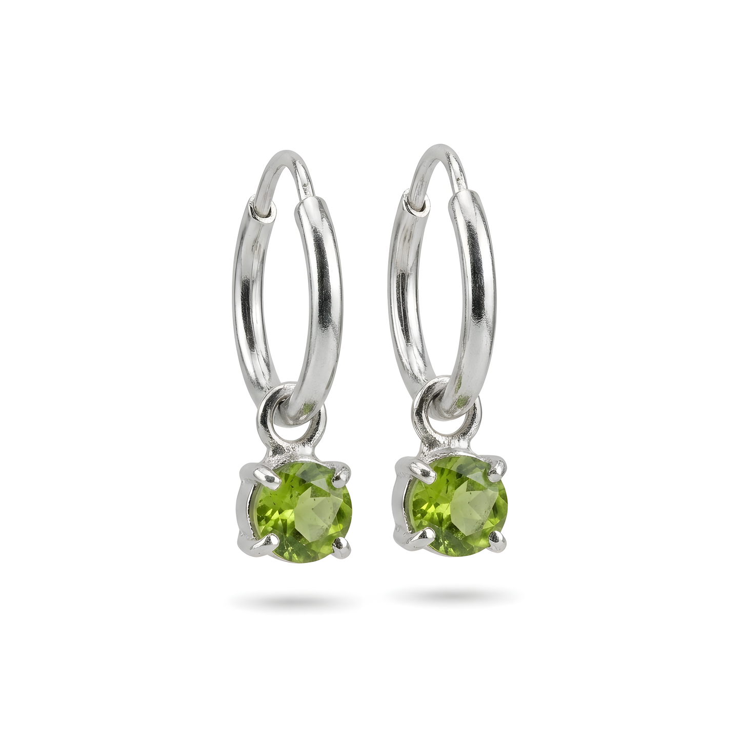 Olive Peridot Earrings
