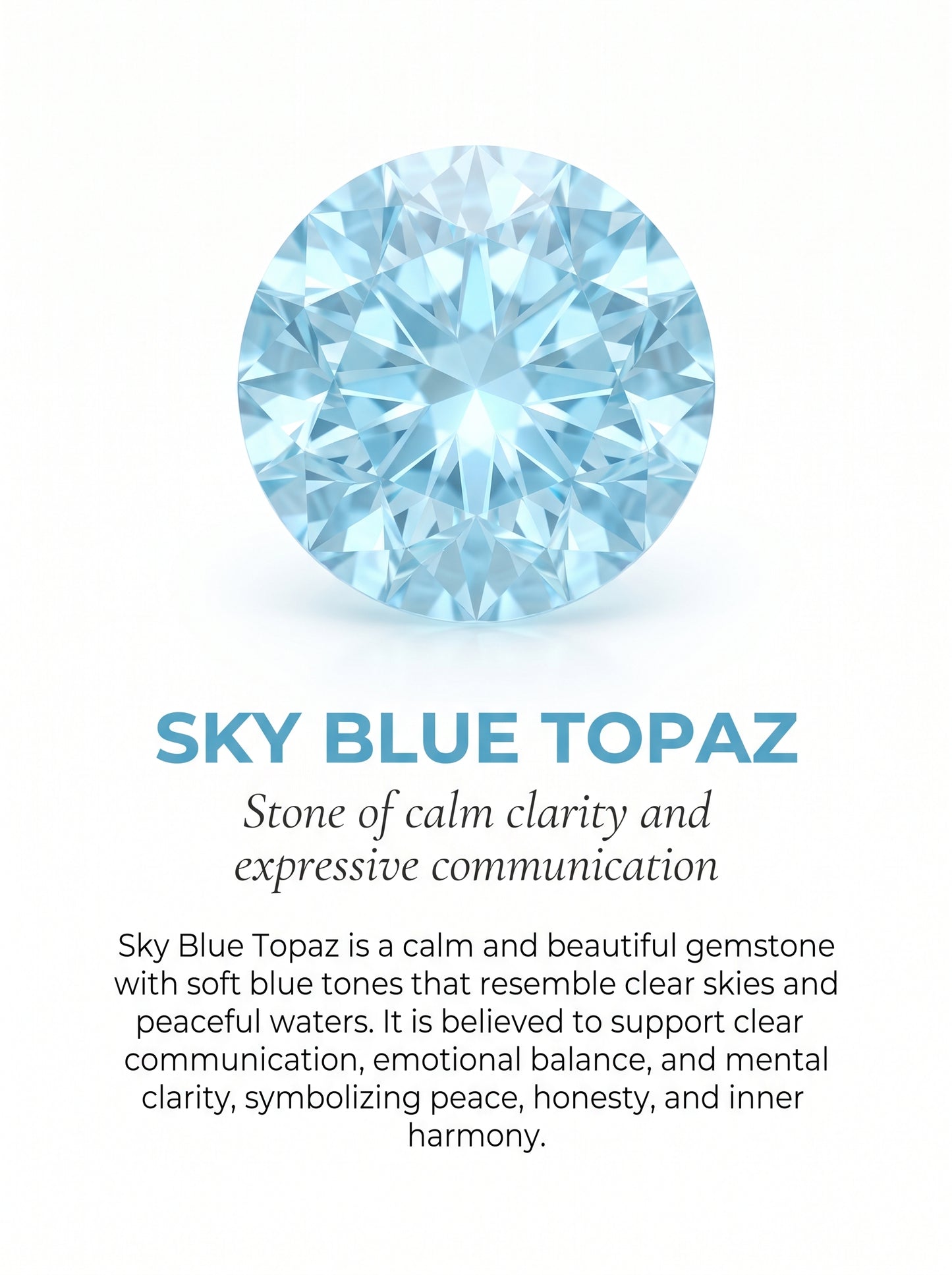 Sky Blue Topaz Earrings